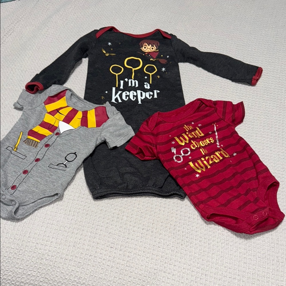 Harry Potter sleeper and onesie set 🪄